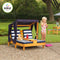 KidKraft Dubbele Chaise Lounge - Honing/Navy/Wit