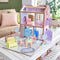 KidKraft Play and Store inklapbaar klein Houten Poppenhuis met 36 accessoires