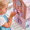 KidKraft Play and Store inklapbaar klein Houten Poppenhuis met 36 accessoires