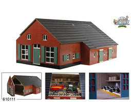 Kids Globe Boerderij Woonhuis met Stal, 1:32