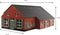 Kids Globe Boerderij Woonhuis met Stal, 1:32