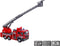 Kids Globe Die-cast Brandweer Ladderwagen NL, 16cm