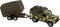 Kids Globe Die-cast Land Rover Met Aanhanger Leger, 27cm
