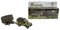 Kids Globe Die-cast Land Rover Met Aanhanger Leger, 27cm