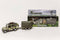 Kids Globe Die-cast Land Rover Met Aanhanger Leger, 27cm
