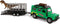 Kids Globe Die-cast Land Rover met Dino-trailer, 29cm