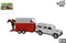 Kids Globe Die-cast Land Rover met Paardentrailer 1:32
