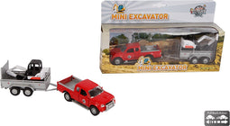Kids Globe Die-cast Mitsubishi met Minigraver, 27cm