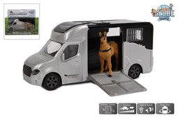 Kids Globe Die-cast Paardentruck met Licht en Geluid Grijs