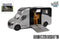 Kids Globe Die-cast Paardentruck met Licht en Geluid Grijs