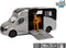 Kids Globe Die-cast Paardentruck met Licht en Geluid Grijs