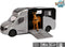 Kids Globe Die-cast Paardentruck met Licht en Geluid Grijs