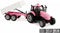 Kids Globe Die-cast Tactor met Aanhanger - Roze