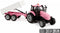 Kids Globe Die-cast Tactor met Aanhanger - Roze