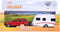 Kids Globe Die-cast Volvo XC90 met Paardentrailer, 27cm