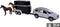 Kids Globe Die-cast Volvo XC90 met Paardentrailer, 27cm
