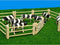Kids Globe Houten Hekken 1:32, 6st.