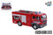 Kids Globe Metalen brandweerauto met licht en geluid - Speelgoedvoertuig: 13 cm