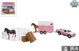 Kids Globe Mitsubishi met Paardentrailer