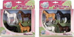 Kids Globe Paarden, 4st. 1:32