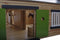 Kids Globe Paardenhoekstal met 3 Boxen en Berging 1:24