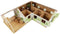 Kids Globe Paardenhoekstal met 3 Boxen en Berging Roze 1:24