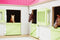 Kids Globe Paardenhoekstal met 3 Boxen en Berging Roze 1:24
