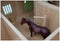 Kids Globe Paardenhoekstal met 3 Boxen en Berging Roze 1:24