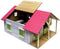 Kids Globe Paardenhoekstal met 3 Boxen en Berging Roze 1:24