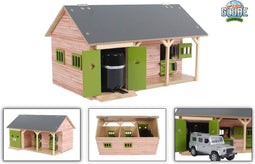 Kids Globe Paardenstal met 2 Boxen en Berging 1:32