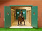 Kids Globe Paardenstal met 7 boxen, 1:24