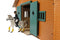 Kids Globe Paardenstal met 7 boxen, 1:24