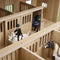 Kids Globe Paardenstal Roze met 7 Boxen, 1:24