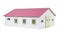 Kids Globe Paardenstal Roze met 7 Boxen, 1:24