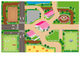 Kids Globe Speelkleed Paarden Manege XXL