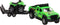 Kids Globe Terreinwagen met Trailer en Quad Licht en Geluid
