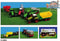 Kids Globe Tractor met Aanhanger Licht & Geluid 1:32
