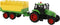 Kids Globe Tractor met Aanhanger Licht & Geluid 1:32