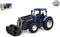 Kids Globe Tractor met Frontlader - Blauw