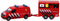Kids Globe VW Transporter Brandweer met Aanhangwagen