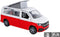 Kids Globe VW Transporter Camper Die-Cast Pull Back, 13,5cm