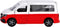 Kids Globe VW Transporter Camper Die-Cast Pull Back, 13,5cm