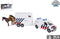 Kids Globe VW Transporter Politie met Paardentrailer