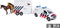 Kids Globe VW Transporter Politie met Paardentrailer