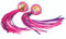 Kids Handvat SP kids streamers princess roze