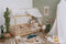 Kids kinderbed hut - 90 x 190 cm - Bed - Tentbed met bodem - Met beschermrand
