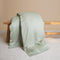 Kids - TENCEL™ Sateen Dekbedovertrek Grijs groen 120x150 (zonder kussensloop)