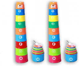Kids Toys Stapelbekers Beer 9-delig Multicolor