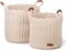 KidsDepot Gevlochten Manden Set Korbo L Wit