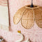 KidsDepot Hanglamp Fie - Rotan - Bloem - Natural
